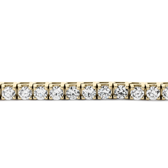 8 Carat Diamond Tennis Bracelet in 14K Yellow Gold