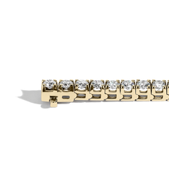 8 Carat Diamond Tennis Bracelet in 14K Yellow Gold