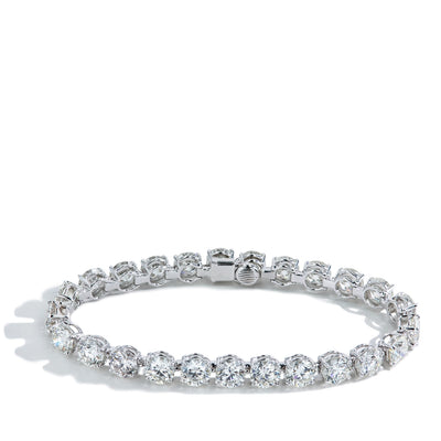 25.50 Carat Traceable Natural Diamond Tennis Bracelet - Private Label product
