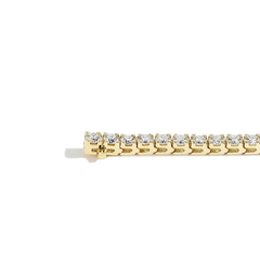 10 Carat Diamond Tennis Bracelet in 14k Yellow Gold