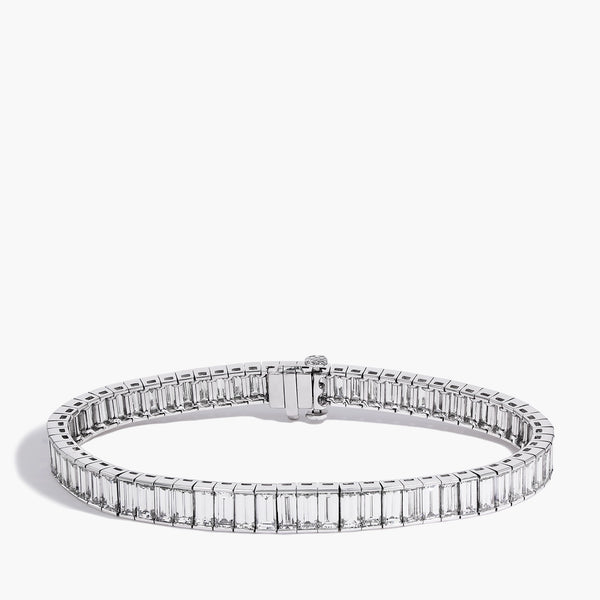 16 Carat Baguette Diamond Tennis Bracelet