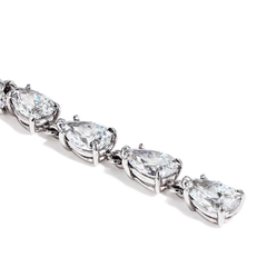 7 Carat Pear-Shaped Diamond Drop Earrings