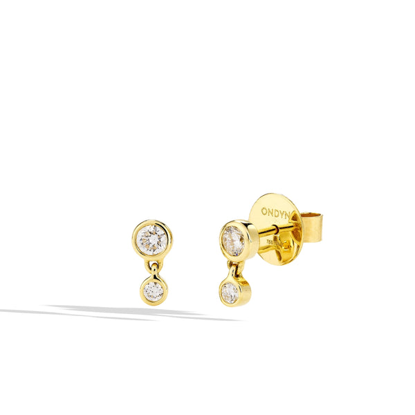 ONDYN Vera Single Drop Stud Earrings