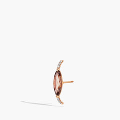 Desert Diamond Ear Cuff with Mocha Colored Diamond