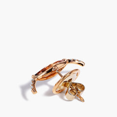 Desert Diamond Ear Cuff with Mocha Colored Diamond