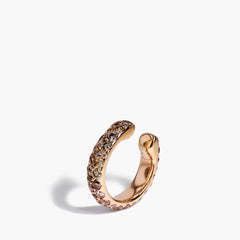 Ochre Pave Diamond Ear Cuff in 18K Rose Gold