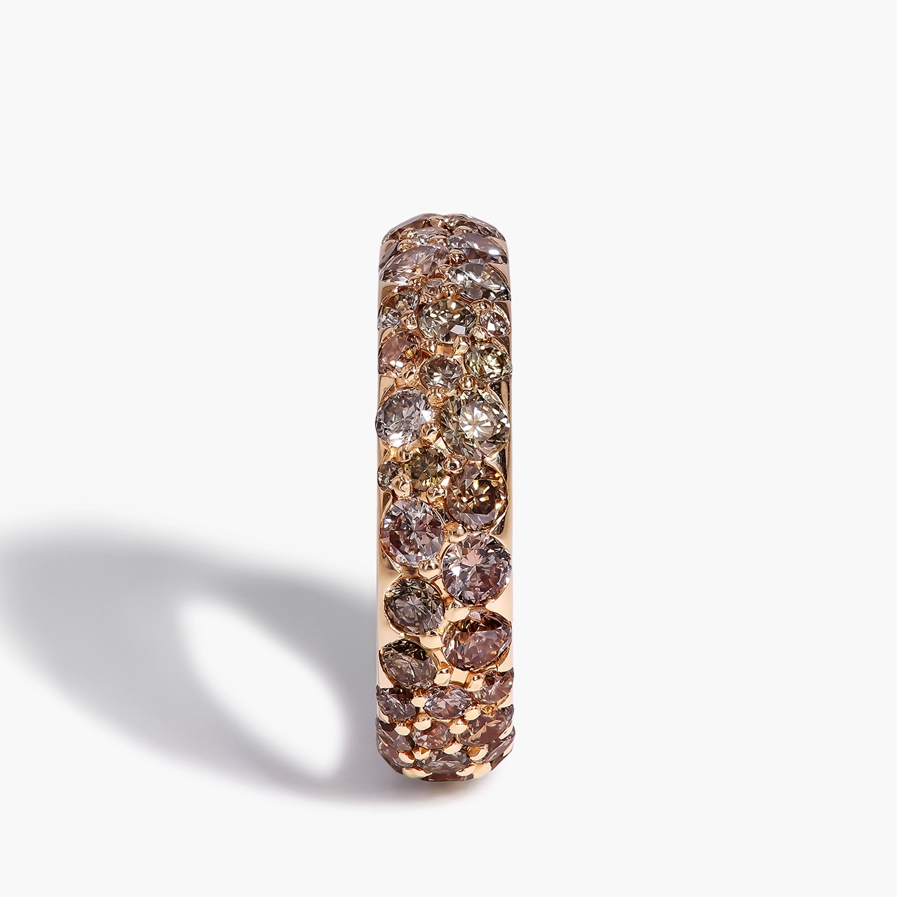 Ochre Pave Diamond Ear Cuff in 18K Rose Gold