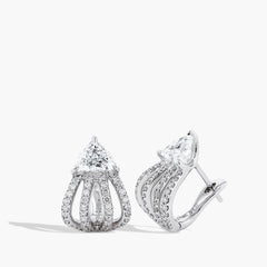 Diamond Cage Earrings
