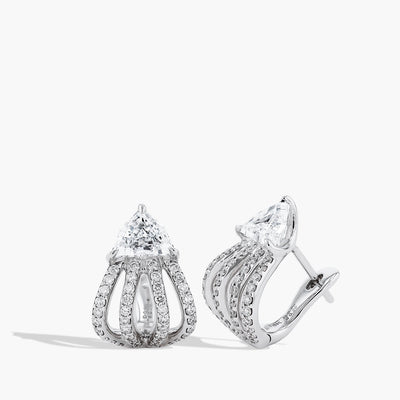 Diamond Cage Earrings - Private Label product