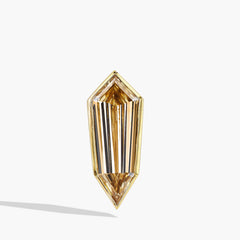GIA Certified Fancy Brown-Yellow Diamond Kite Stud Earrings