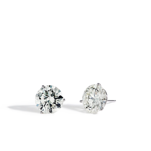 10 Carat Diamond Stud Earrings