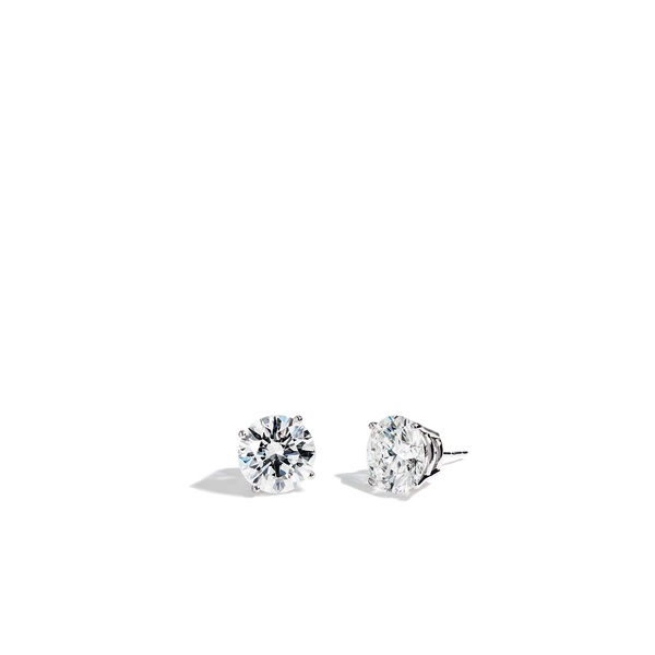 10 Carat Diamond Stud Earrings
