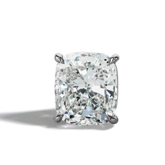 6 Carat Cushion-Cut Diamond Stud Earrings
