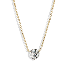 1.70 Carat Solitaire Pendant Necklace
