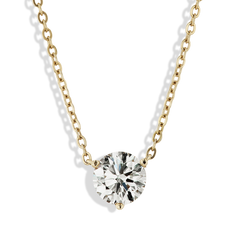 1.70 Carat Solitaire Pendant Necklace