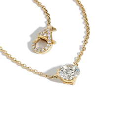 1.70 Carat Solitaire Pendant Necklace