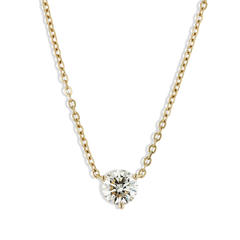 1.34 Carat Solitaire Pendant Necklace