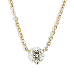 1.34 Carat Solitaire Pendant Necklace