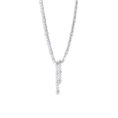 Fancy Shape Diamond Lariat Necklace