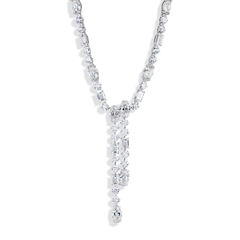 Fancy Shape Diamond Lariat Necklace