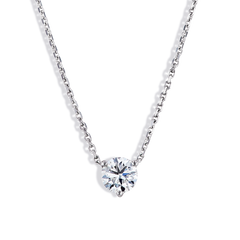 .50 Carat Diamond Solitaire Necklace - Botswana