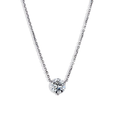 1 Carat Diamond Solitaire Necklace - Botswana - Private Label  product