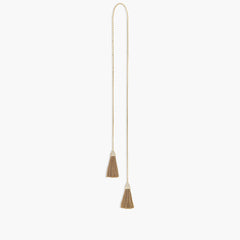Diamond Tassel Drop Necklace