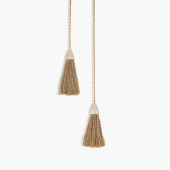Diamond Tassel Drop Necklace