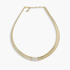 Diamond Station Collar Necklace