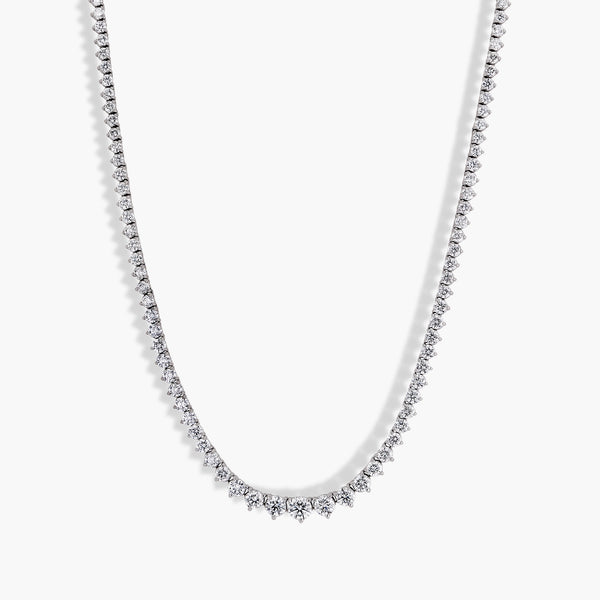 11 Carat Graduated Diamond Riviera Necklace