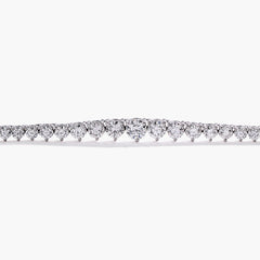 13 Carat Graduated Diamond Riviera Necklace