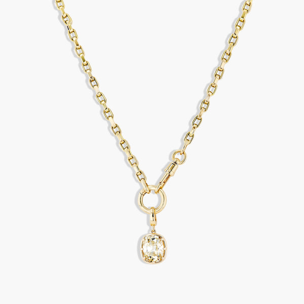 3.52 Carat Old Miner Diamond Charm Clip
