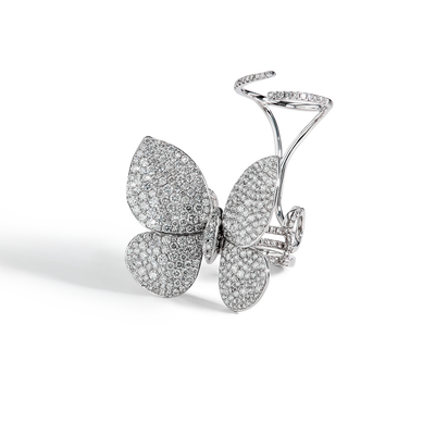 Pavé Diamond Small Butterfly Ring - J.R.DUNN product