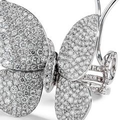 Pavé Diamond Small Butterfly Ring