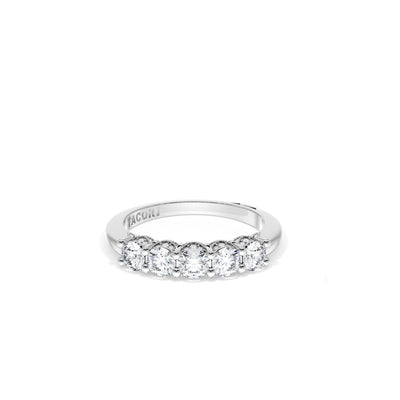 Tacori Crescent RoyalT Platinum 1/4 Diamond Wedding Band - J.R.DUNN product
