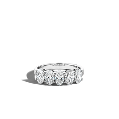 2 Carat Oval Lab Diamond Band