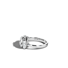 2 Carat Oval Lab Diamond Band