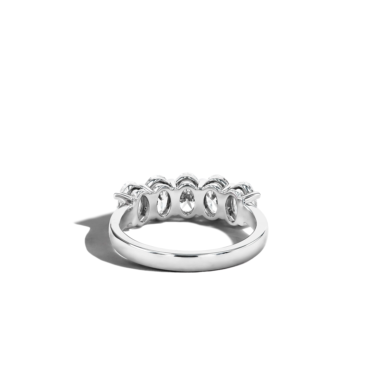 2 Carat Oval Lab Diamond Band