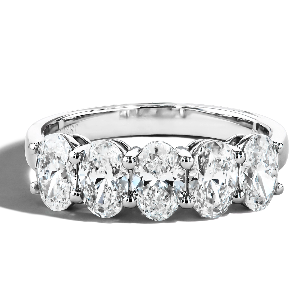 2 Carat Oval Lab Diamond Band
