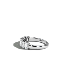 2 Carat Emerald-Cut Lab Diamond Band