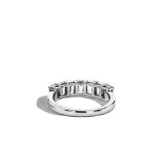 2 Carat Emerald-Cut Lab Diamond Band