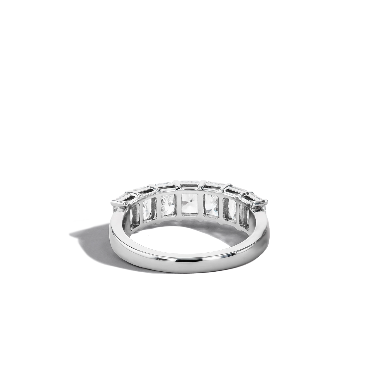 2 Carat Radiant-Cut Lab Diamond Band