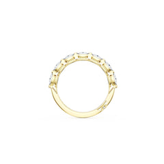 Tacori Sculpted Crescent Halfway Marquise Diamond Wedding Band