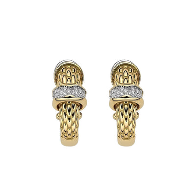 Fope Pavé Diamond Huggie Earrings - Fope product