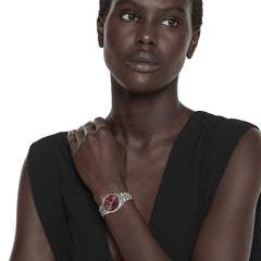 Gucci G-Timeless Red Dial on Steel Bracelet - 29mm