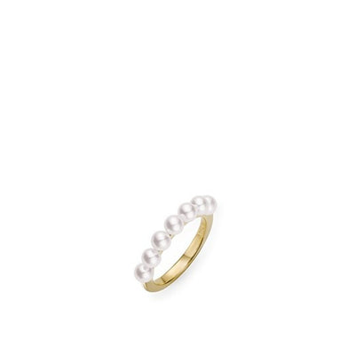 Mikimoto Akoya Pearl Stackable Ring - Yellow Gold - Mikimoto product