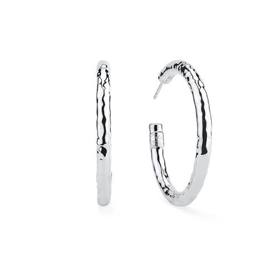 Ippolita Classico Medium Hammered Hoop Earrings - Ippolita product