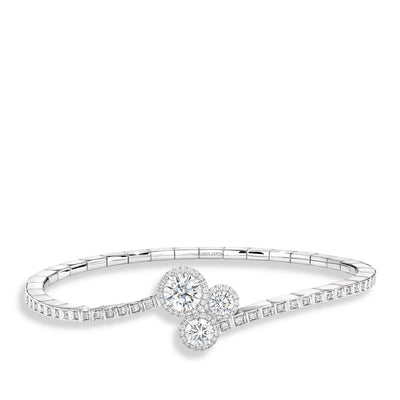 Private Label Round Diamond Trio Bangle - Private Label product