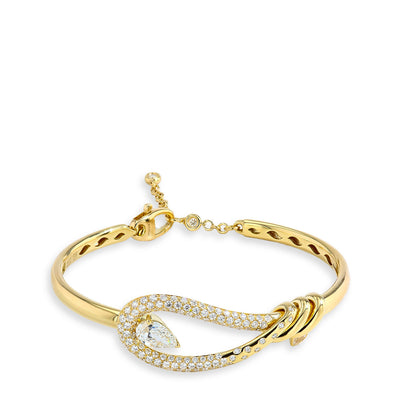 Diamond Pear Pave Bangle Bracelet - Private Label product