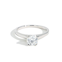 Round Diamond Solitaire Engagement Ring — 1CT